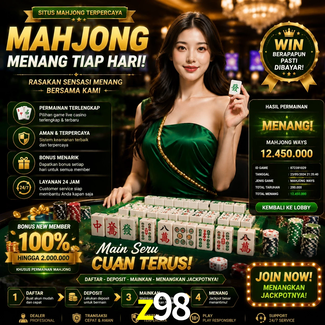Cashback VIP z98 - reembolso semanal